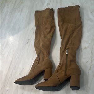 Women's Tan Knee-High Boots